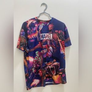 Disney Marvel Guardians of the Galaxy Jersey T Shirt Small